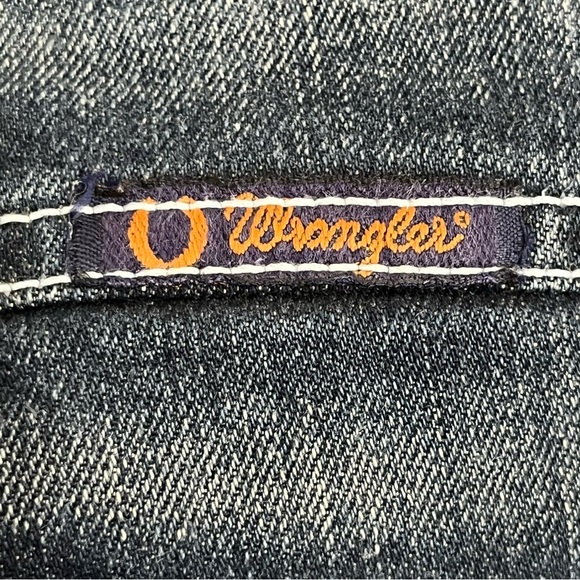 Wrangler Q Baby Jeans Size 9/10 X 36 Blue Womens Denim Boot Cut Western Cowgirl - Picture 7 of 12